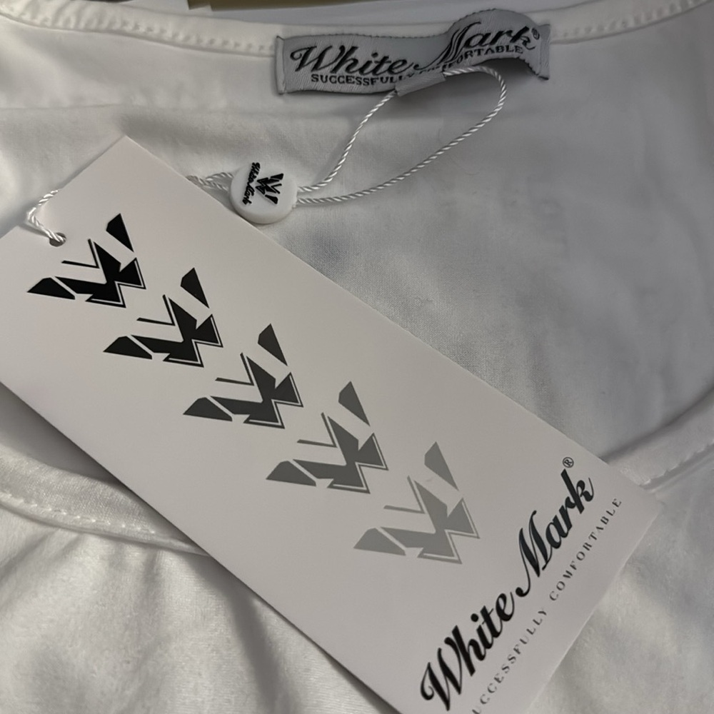 NWT White Mark White Sleeveless Midi/Maxi Dress Size Medium - Picture 7 of 7